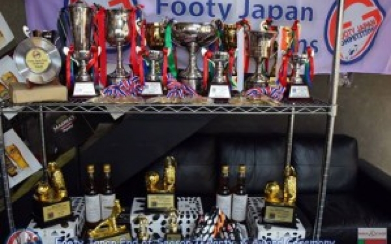 The Famous TML Trophies and 3 pairs of Football boots kindly donated by our sponsors Adidas.